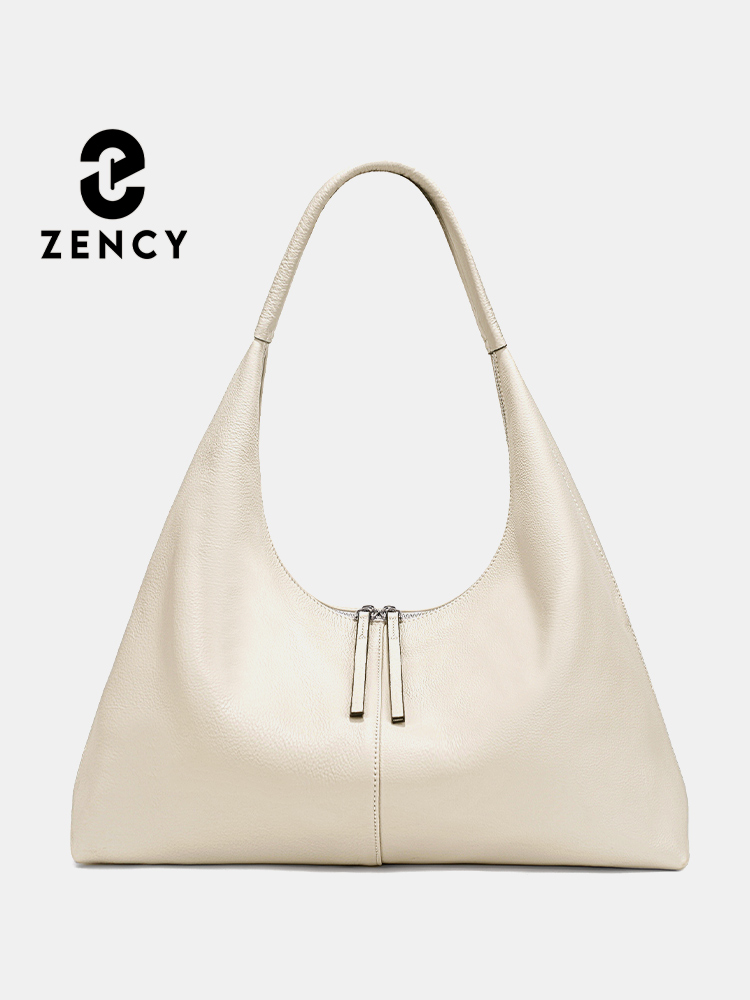 Women'S Tote Bags For Work - Zency Women's Genuine Leather Hobo Bag