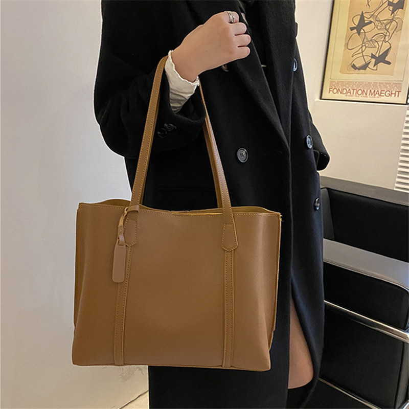 Classic Black Faux Leather Tot - Women'S Tote Bags For Work 评论和价格