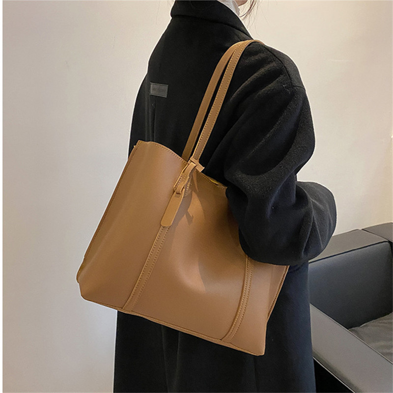 Classic Black Faux Leather Tot - Women'S Tote Bags For Work 评论和价格