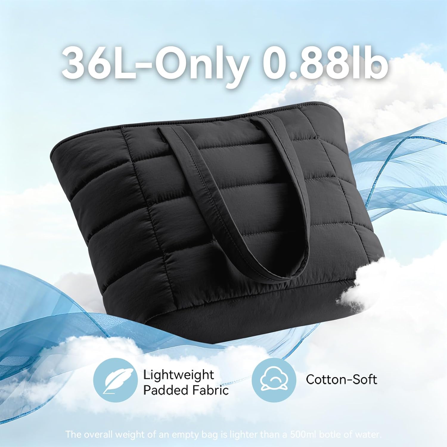 Puffer Tote Bag for Women, Lig - Women'S Tote Bags For Work 评论和价格