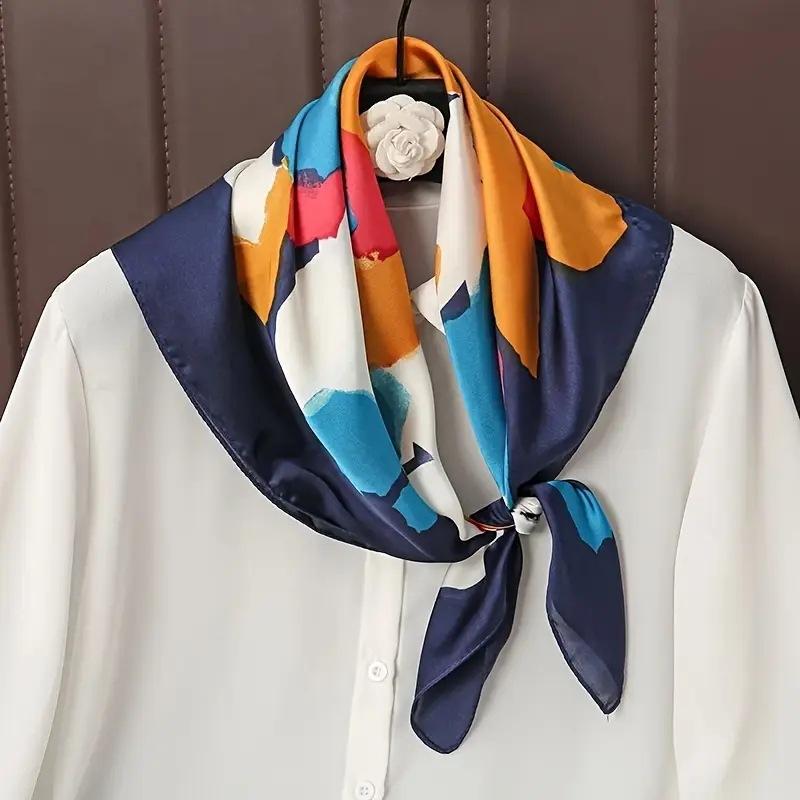 70*70cm Green Brown Scarf Wome - Women Bags Green 评论和价格