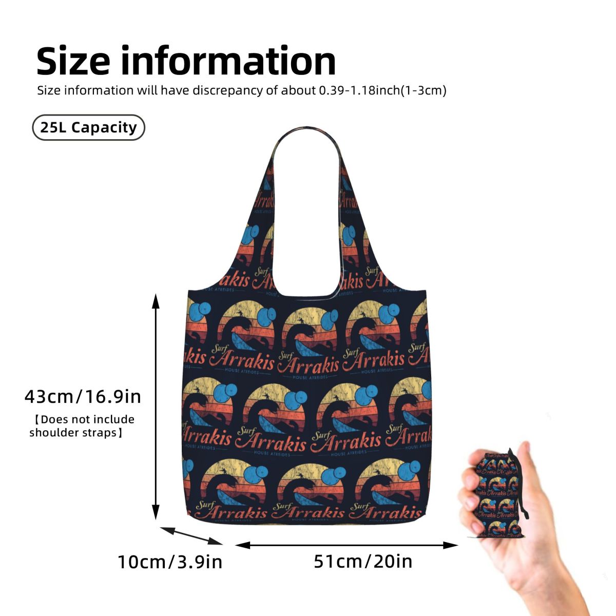 Visit Arrakis Distressed Surf  - Women Bags Dune 评论和价格