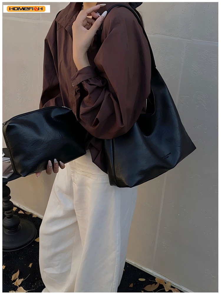 Retro Simple Large Women Tote  - Women'S Tote Bags For Work 评论和价格