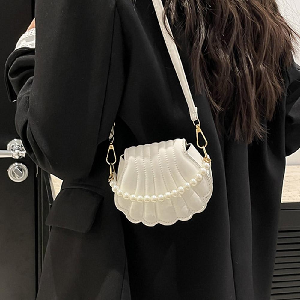 French Pearl Chain Handbag Wom - Mini Purse Chain 评论和价格