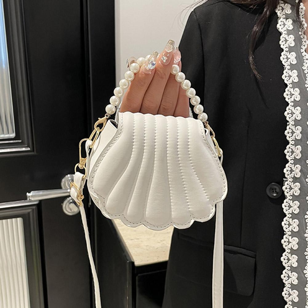 French Pearl Chain Handbag Wom - Mini Purse Chain 评论和价格