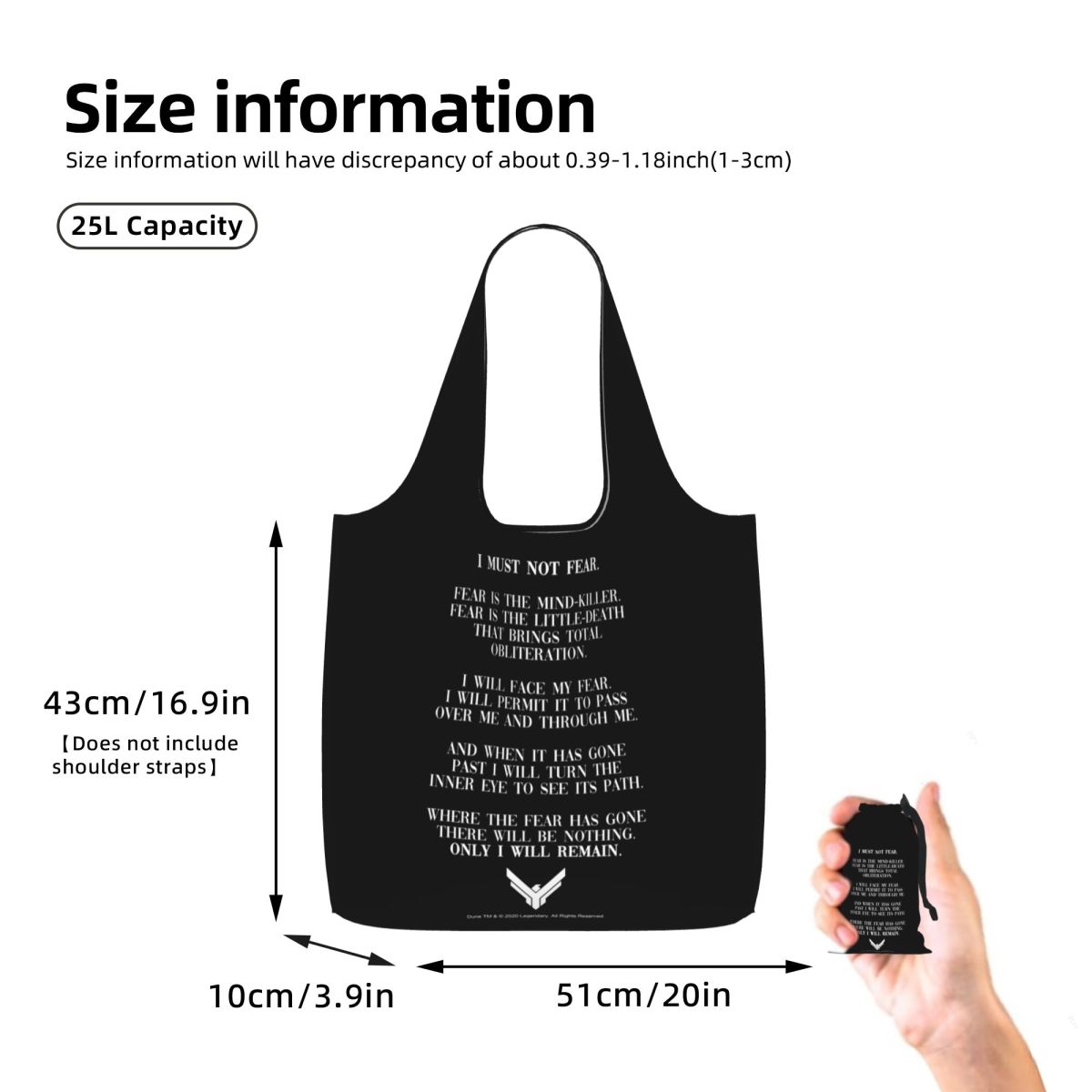 Litany Against Fear Dune 2020  - Women Bags Dune 评论和价格