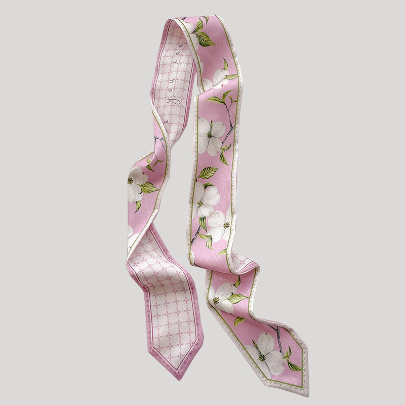 Korean Silk Satin Long Scarf F - Women'S Retro Bags 评论和价格