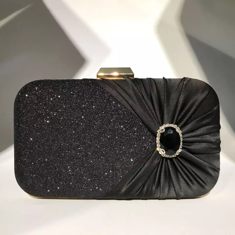 Silver Luxury Crystal Evening  - Women Bags Green 评论和价格