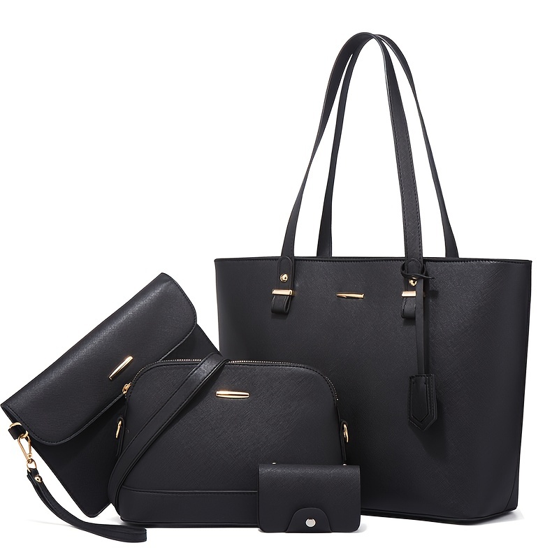 4pcs Fashion Women's Bag Sets  - Women'S Retro Bags 评论和价格