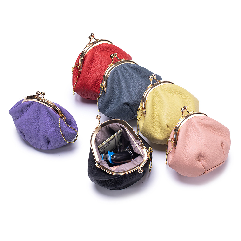 Top Grain Pebbled Leather Kiss - Women Bags Premium Brands 评论和价格