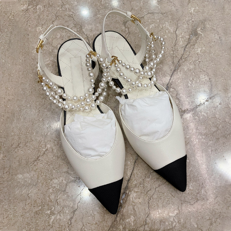 Pearl Chain Bag Head Sandals W - Women Bags For Party 评论和价格