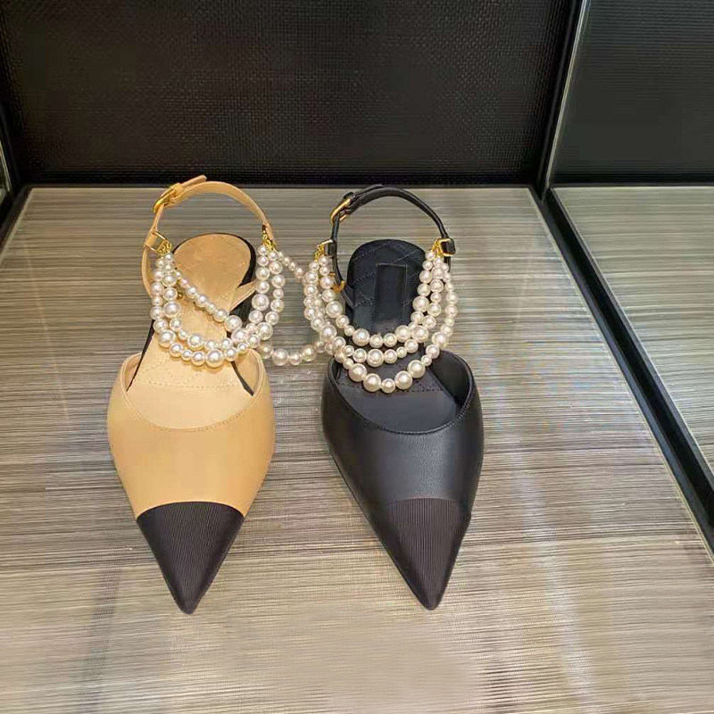 Pearl Chain Bag Head Sandals W - Women Bags For Party 评论和价格